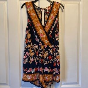 Xhilaration (Target) Women's Patterned Romper